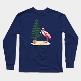 Spoonbill Long Sleeve T-Shirt